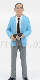 American diorama Figures Ladro - Robber Ii 1:24 Světle Modrá Šedá