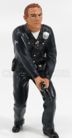American diorama Figures Poliziotto Con Pistola - Police Officer Iii With Gun 1:18 Black