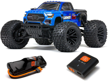 RC auto Arrma Granite 4x2 Boost Mega 1:10 RTR, modrá