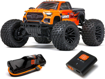 RC auto Arrma Granite 4x2 Boost Mega 1:10 RTR, oranžová