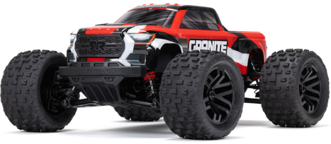 RC auto Arrma Granite Grom 1:18 4WD Smart RTR, červená