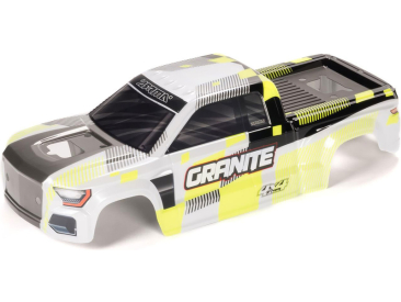 Arrma karosérie bezsponková žlutá: Granite