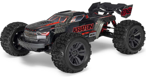 RC auto Arrma Kraton 6S BLX V6 1:8 4WD Extreme Bash RTR, černá