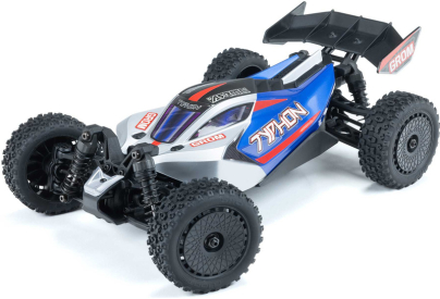 RC auto Arrma Typhon Grom 1:18 4WD Smart RTR, modrá