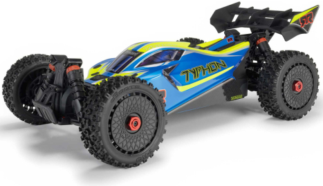 RC auto Arrma Typhon Mega 665 1:8 4WD RTR, modrá