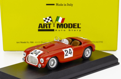 Art-model Ferrari 195s Spider 2.3l V12 Team Luigi Chinetti N 24 24h Le Mans 1950 Luigi Chinetti - Pierre Louis Dreyfus 1:43 Red