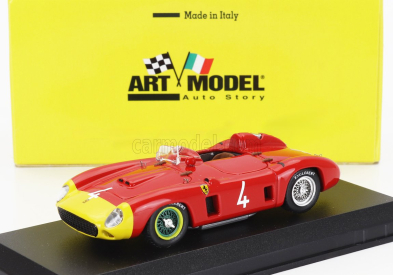 Art-model Ferrari 290mm Spider S/n0626 N 4 Rouen Gp 1956 Alfonso De Portago 1:43 Červená Žlutá
