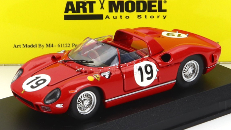 Art-model Ferrari 330p 4.0l V12 Team Sefac Ferrari Spa N 19 1:43, červená