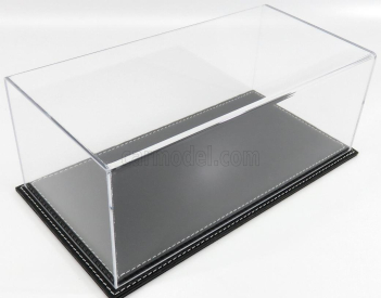 Atlantic Vetrina display box Maranello Base In Pelle Nera - Leather Base Black - Lungh.lenght Cm 32.5 X Largh.width Cm 16.5 X Alt.height Cm 12.5 (altezza Interna 11.5 Cm ) 1:18 Plastový Displej