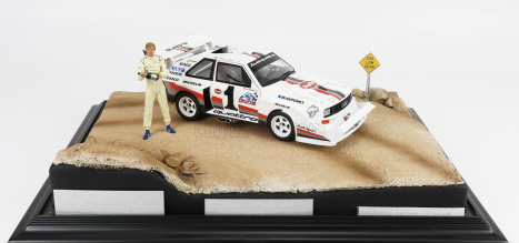 Autoart Audi Quattro Sport S1 N 1 Winner Rally Pikes Peak Hill Climb 1987 W.rohrl - With Figure 1:18 Žlutá Bílá Červená