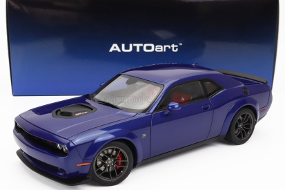 Autoart Dodge Challenger R/t Scat Pack Widebody 2022 1:18 Indingo Blue