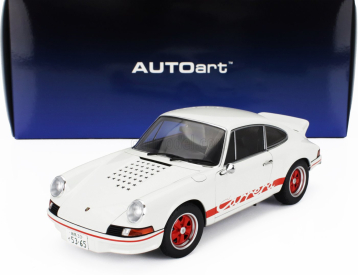 Autoart Porsche 911 Carrera Rs 1973 -  The Circuit Wolf - (rival) Sakon Hayase - Manga Movie 1:18 Bílá Červená