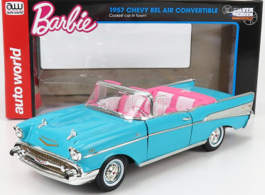 Autoworld Chevrolet Bel Air Cabriolet Open 1957 1:18 Aqua Blue