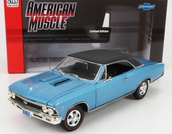 Autoworld Chevrolet Chevelle Ss 396 Yenko Hard-top 1966 1:18 Světle Modrá