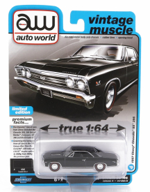 Autoworld Chevrolet Chevelle Ss Coupe 1967 1:64 Black