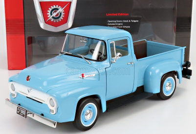 Autoworld Ford usa F-100 Pick-up 1956 1:18 Světle Modrá