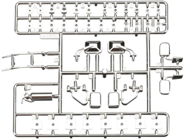 Axial detaily šasi chromované