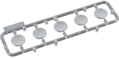 Axial kryty světel čiré (5)