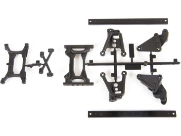 Axial prodloužení šasi, sada příček: SCX10 II 6x6