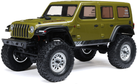 RC auto Axial SCX24 Jeep Wrangler JLU CRC 2019 V2 1:24 4WD RTR, zelená