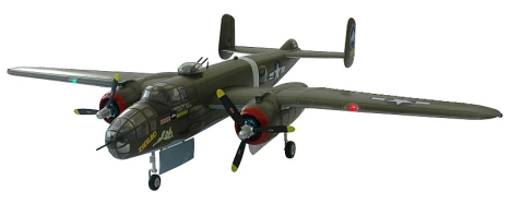 B-25 Mitchell - ARF (stříbrný)