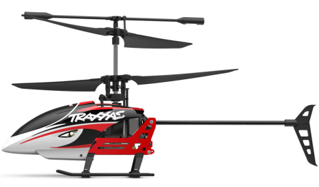 RC mikrovrtulník Traxxas DR-1, červená