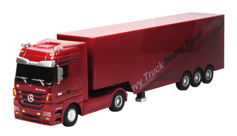 BAZAR - RC kamion Mercedes-Benz Actros, červená