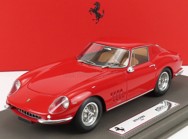 Bbr-models Ferrari 275 Gtb2 Coupe 1966 - Con Vetrina - With Showcase 1:18 Red