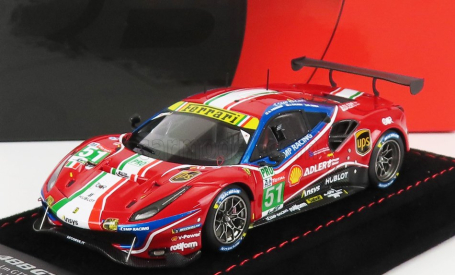 Bbr-models Ferrari 488 Gte Evo 3.9l Turbo V8 Team Af Corse N 51 1:43, červená