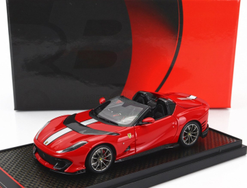 Bbr-models Ferrari 812 Competizione A Spider 2022 - Silver Wheels 1:43, červená