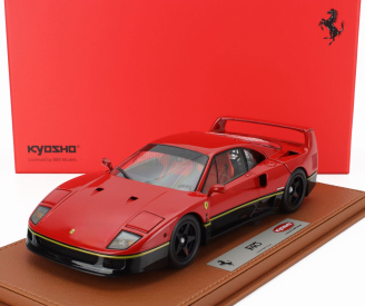 Bbr-models Ferrari F40 1987 - Con Vetrina - With Showcase 1:18 Červená Černá Zlatá