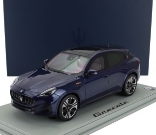 Bbr-models Maserati Grecale Folgore Suv 2022 - Con Vetrina - With Showcase 1:18 Blu Intenso - Blue Met