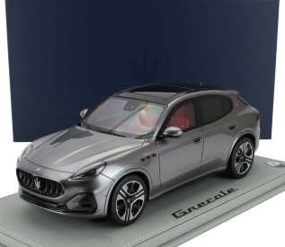 Bbr-models Maserati Grecale Folgore Suv 2022 - Con Vetrina - With Showcase 1:18 Grigio Lava - Grey Met