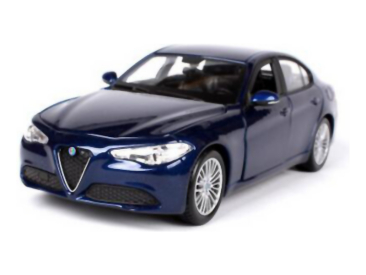 Bburago Alfa Romeo Giulia 2016 1:24 modrá