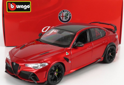 Bburago Alfa romeo Giulia Gtam 2020 1:18 Rosso Gta - Red Met