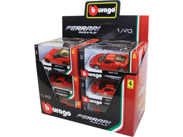 Bburago auta Ferrari 1:43 (sada 12ks)