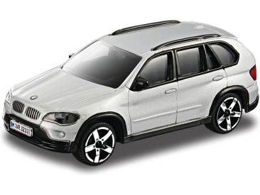 Bburago BMW X5 1:43 stříbrná metalíza
