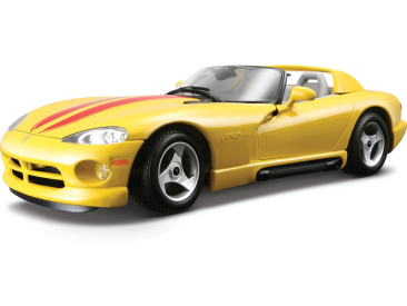 Bburago Dodge Viper RT/10 1:24 žlutá