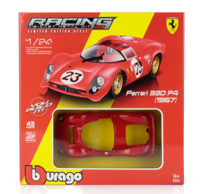 Bburago Ferrari 330 P3 4.0l V12 Spider Team Ferrari Spa Sefac N 23 Winner 24h Daytona 1967 Lorenzo Bandini - Chris Amon 1:24 Red