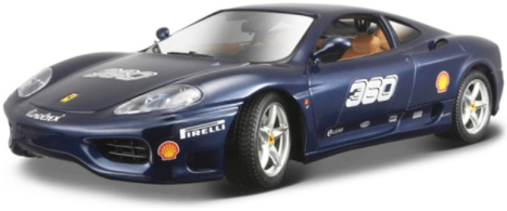 Bburago Ferrari 360 Challenge 1:24 modrá metalíza