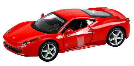 Bburago Ferrari 458 Italia 1:32 červená