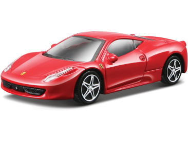 Bburago Ferrari 458 Italia 1:43 červená