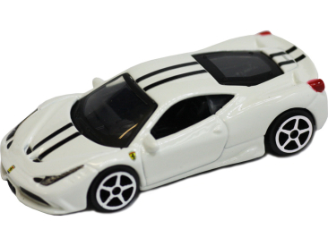 Bburago Ferrari 458 Italia Speciale 1:64 bílá