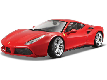 Bburago Ferrari 488 GTB 1:32 červená