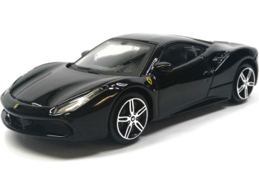 Bburago Ferrari 488 GTB 1:43 černá