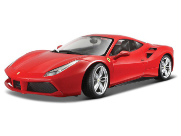 Bburago Ferrari 488GTB 1:24 červená