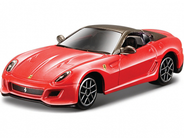 Bburago Ferrari 599 GTO 1:64 červená