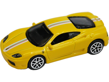 Bburago Ferrari Challenge Stradale 1:64 žlutá