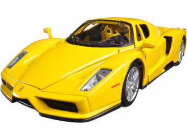 Bburago Ferrari Enzo 1:64 žlutá