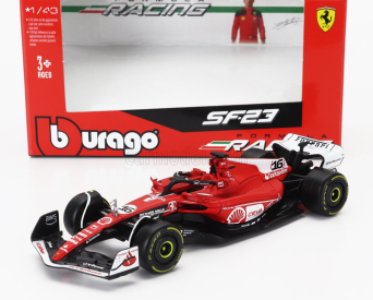 Bburago Ferrari F1  Sf-23 Team Scuderia Ferrari N 16 2nd Las Vegas Usa Gp 2023 Charles Leclerc 1:43 Červená Bílá Černá